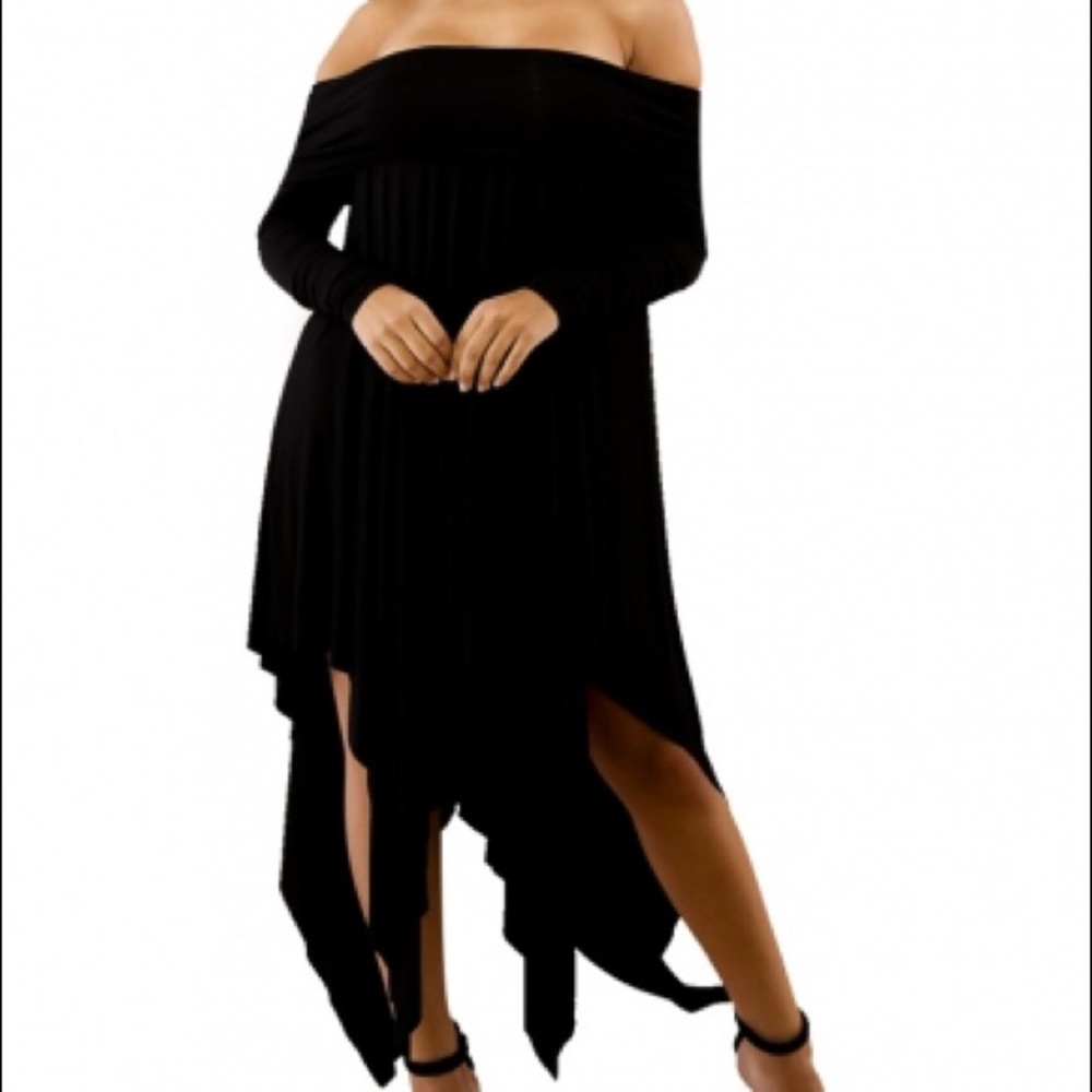 Solid Hem Dress - image 3